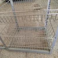 قفسه ریلی استیل|آبچکان و نظمدهنده ظروف|کرمانشاه, |دیوار