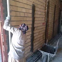 سیمانکاری ضدآب نرمه شاتکریت باکلایمر بدون داربست|خدمات پیشه و مهارت|کرمانشاه, |دیوار