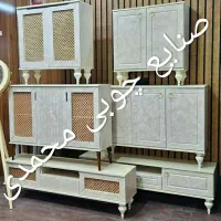 کنسول با اینه گرد مدل حانی|بوفه، ویترین، کنسول|قم, نیروگاه|دیوار