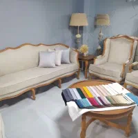 مبل ۷نفره ی فرانسوی بدون میز عسلی|مبلمان خانگی و میز عسلی|مشکین‌دشت, |دیوار