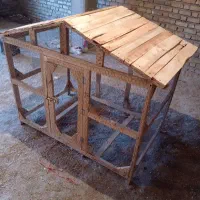 قفس چوبی بزرگ|حیوانات مزرعه|ملایر, |دیوار