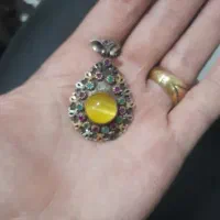 پلاک نقره ی دست ساز خرم سلطانی|جواهرات|کرمانشاه, |دیوار