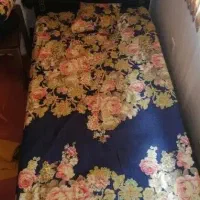 تخت خواب قهوه ای