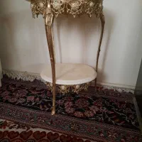تخت دو نفره و میز برنجی|تخت و سرویس خواب|تهران, هاشم‌آباد|دیوار
