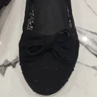 کفش راحتی مشکی روش نگین کارشده سایز37|کیف، کفش، کمربند|تهران, بنیهاشم|دیوار