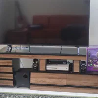 میز تلویزیون دوتیکه متحرک۱۲۰الی۱۴۰سانتی