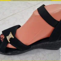 صندل زنانه رکابدار پاشنه دار مقادم