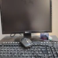کامپیوتر کیس و مانیتور LG و موس