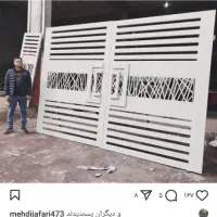 درب حیاطی ویلایی آپارتمانی آکاردئونی|مصالح و تجهیزات ساختمان|تهران, دژکام|دیوار