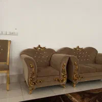 فروش مبل ۱۰ نفره با ۲صندلی و چهار گل میز