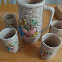 پارچ و لیوان عتیقه