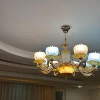 لوستر 8 شاخه|لوستر و چراغ آویز|صدرا-فارس, فاز ۲|دیوار