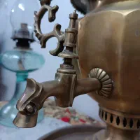 سماور برنجی مهردار|کلکسیون اشیاء عتیقه|کاشان, الغدیر|دیوار