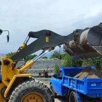 حمل انواع مصالح ساختمانی با نیسان کمپرسی