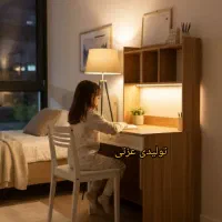 میز مطالعه اروپایی درب ام دی اف