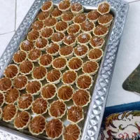 کیک یزدی،حلوا،نون خرمایی گل گندم