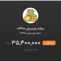 سکه پارسیان به قیمت تابلو|جواهرات|قم, پردیسان|دیوار