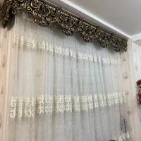 پرده کارکرده تمیز|پرده، رانر، رومیزی|مرند, |دیوار