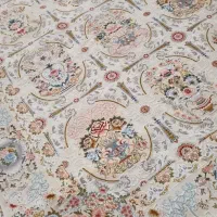 فرش ۱۲ متری ۱۲۰۰ شانه و روفرشی۱۲ متری مخمل یزد