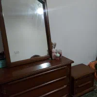 سرویس خواب ۲نفره چوبی به همراه تشک رویال|تخت و سرویس خواب|کرمانشاه, |دیوار