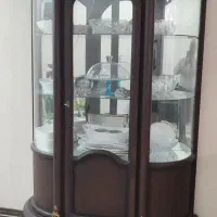 بوفه دکور  چوب و آینه