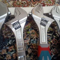 آچار فرانسه آچار دستگاه پرچ دو کشتی شارژی|ابزارآلات|اهواز, سپیدار|دیوار