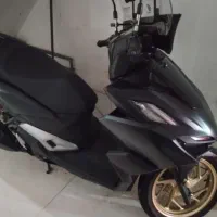 هوندا کلیک 160 تایلندی تک ریموت مشکی شال طلایی