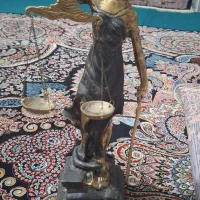 مجسمه عدالت تمام برنز ۵۰سانتیمتر به وزن ۷کیلو|مجسمه، تندیس، ماکت|همدان, |دیوار
