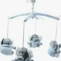 آویز موزیکال کوکی تخت کودک مدل فیبل آکبند