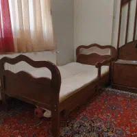 تخت خواب نوجوان|تخت و سرویس خواب|تفرش, |دیوار