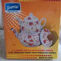 کتری وقوری گلدار نو توی جعبه بفروش  میرسد