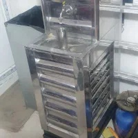 آبسرد کن صنعتی تک شیر کاملا سالم و تمیز