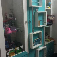 کمد و تخت نوزاد|تخت و سرویس خواب|قم, صدوق|دیوار