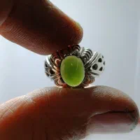انگشتر نقره یشم طبیعی|جواهرات|تهران, امام زاده حسن|دیوار