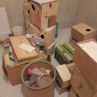 لوازم پرنده پایه قفس ،دارو ،لونه،لانه کفی، کف دریا