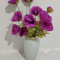 گل با گلدان