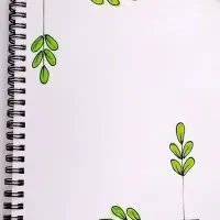 تزیین دفتر مشق و نقاشی