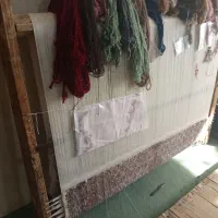 فرش خلچه ماهی نقشه عبدالهی 180لایمانده نصف بشه