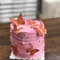 کیک ساز خانوم و دونفر وردست اقا وخانوم