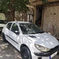 206 مدل 80 سفید خراب شده|خودرو سواری و وانت|مشهد, پنجتن|دیوار