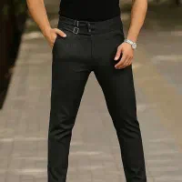 شلوارفاستونی ذغالی