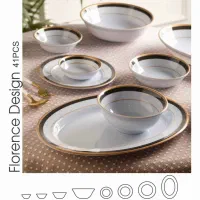 سرویس های ملامین گدار نشکن 41 پارچه