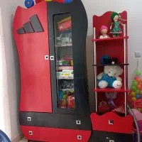 سرویس خواب سه کاره کودک و نوجوان|تخت و سرویس خواب|صومعه‌سرا, |دیوار