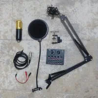 میکروفن استودیویی BM800 با کارت صدا
