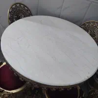 میز غذا خوری ۴نفره برنز|میز و صندلی غذاخوری|قم, ناصردیوان|دیوار