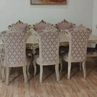 مبل نفت نفره ومیزغذای خوری۸نفره|مبلمان خانگی و میز عسلی|نسیمشهر, |دیوار