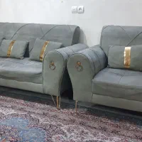 مبل هفت نفره سبز سدری خوشرنگ