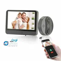 چشمی درب وای فای دار با سنسور تشخیص حرکت