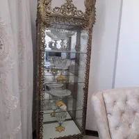 ساعت و بوفه طرح برنج کیفیت عالی کاملا نو طرح سیمرغ|بوفه، ویترین، کنسول|تهران, مخصوص|دیوار