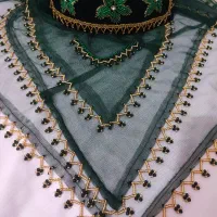 روسری و کلاه محلی لری|لباس|دهدشت, |دیوار